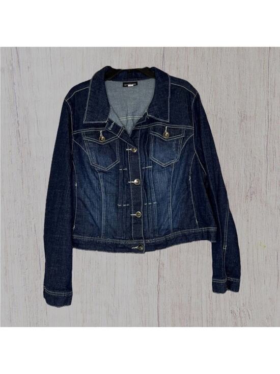 Lane Bryant Jackets & Blazers - Lane Bryant distressed denim jacket